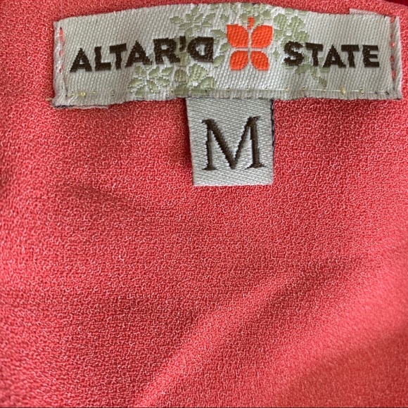 ALTAR’D STATE ORANGE SLEEVELESS DRESS - Picture 6 of 7